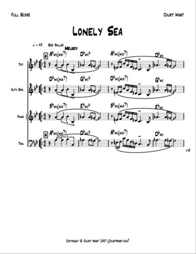 Lonely Sea - Lead Sheet