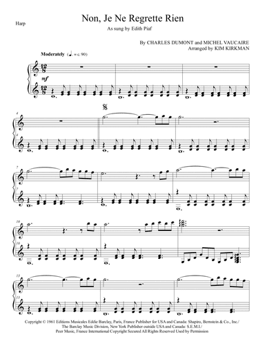 Non, Je Ne Regrette Rien