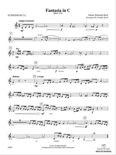 Fantasia in C: Baritone T.C.