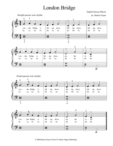 London Bridge (standard notation)