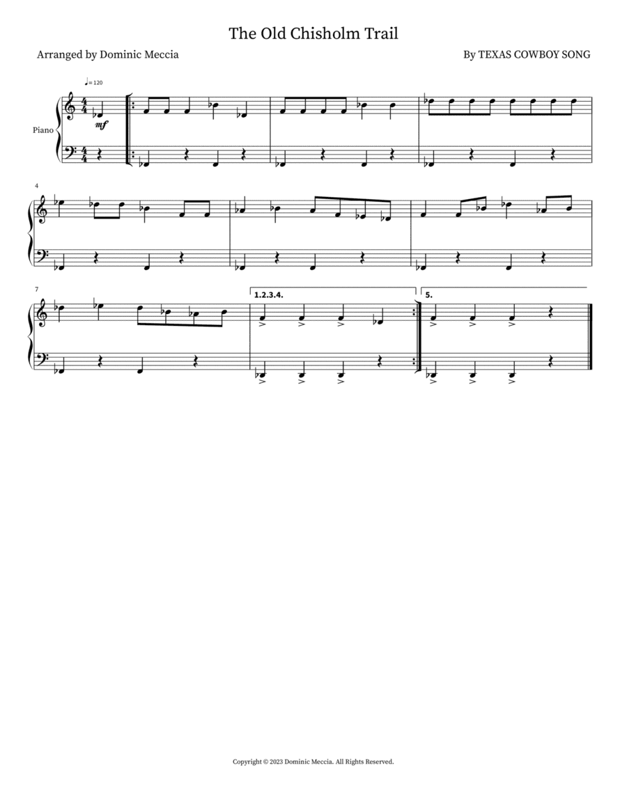 The Old Chisholm Trail