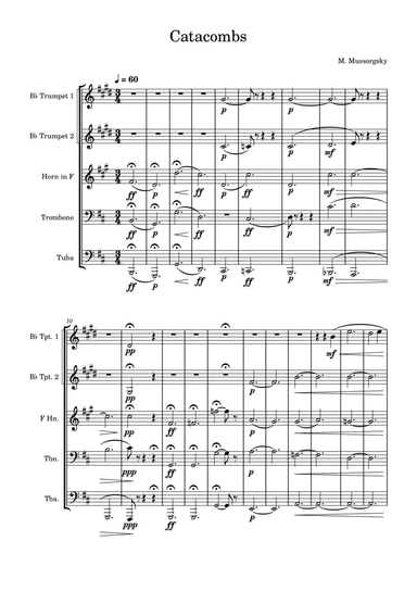 Catacombs - Pictures at an Exhibition