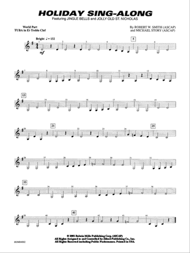 Holiday Sing-Along: WP E-flat Tuba T.C.