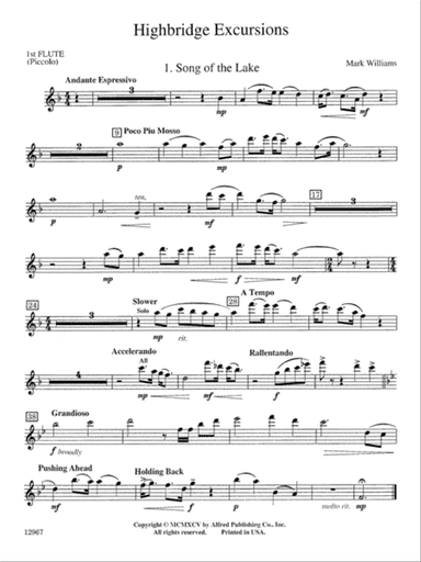 Highbridge Excursions: Flute