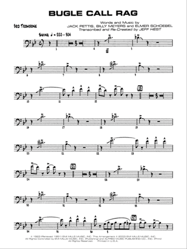 Bugle Call Rag: 3rd Trombone