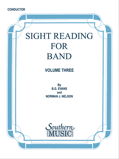 Sight Reading for Band, Book 3