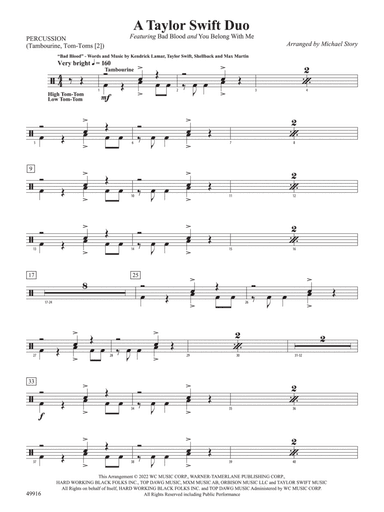 A Taylor Swift Duo: 1st Percussion