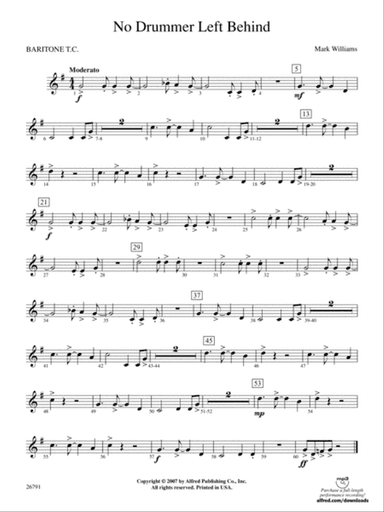 No Drummer Left Behind: Baritone T.C.