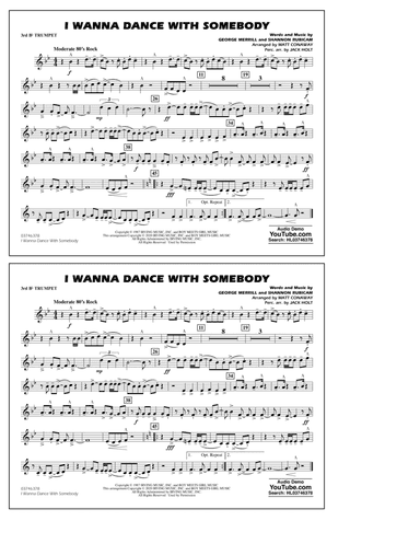I Wanna Dance with Somebody (arr. Conaway and Holt) - 3rd Bb Trumpet