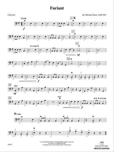 Furiant: Cello