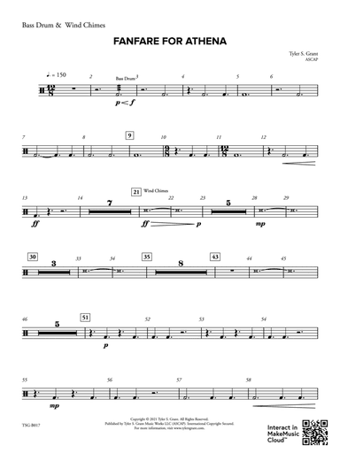 Fanfare for Athena: Bass Drum