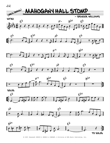 Mahogany Hall Stomp