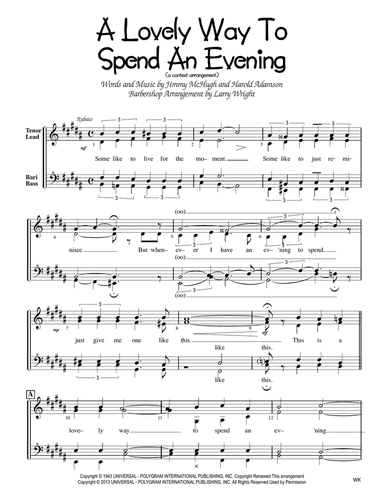 A Lovely Way To Spend An Evening