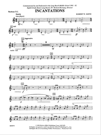 Incantations: Baritone T.C.