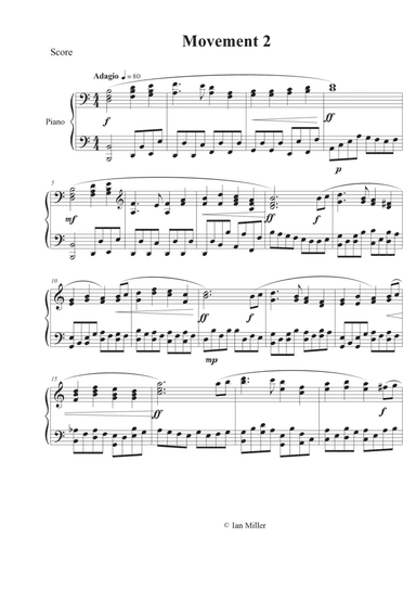 Piano Sonata number 4, Movement 2