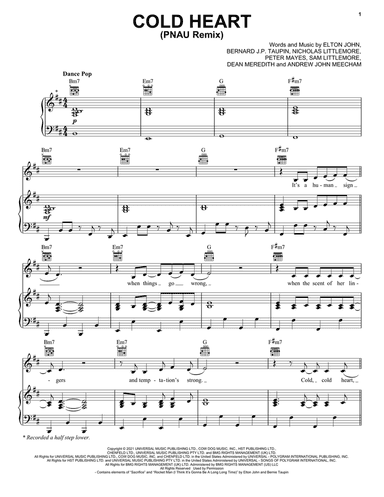 Cold Heart (PNAU Remix)
