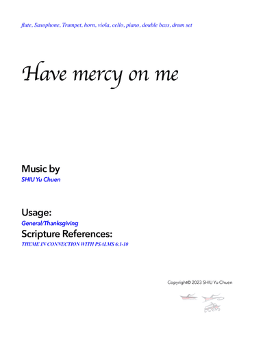 Have mercy on me
