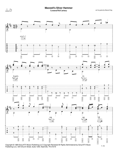 Maxwell's Silver Hammer