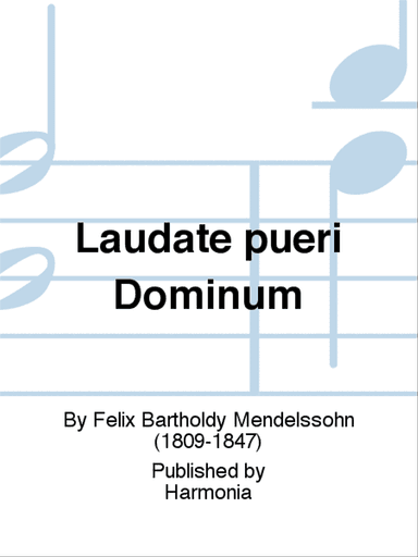 Laudate pueri Dominum