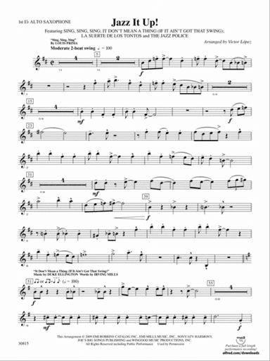 Jazz It Up!: E-flat Alto Saxophone