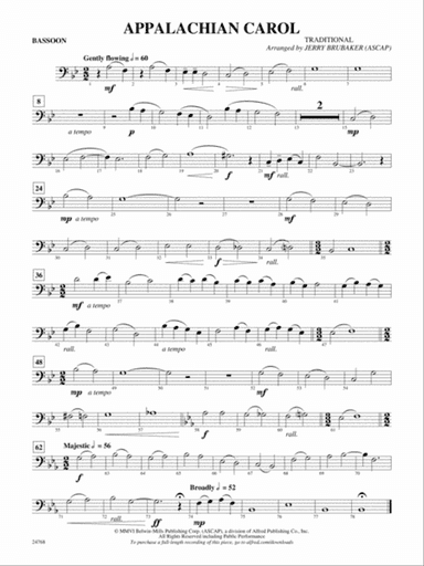 Appalachian Carol: Bassoon