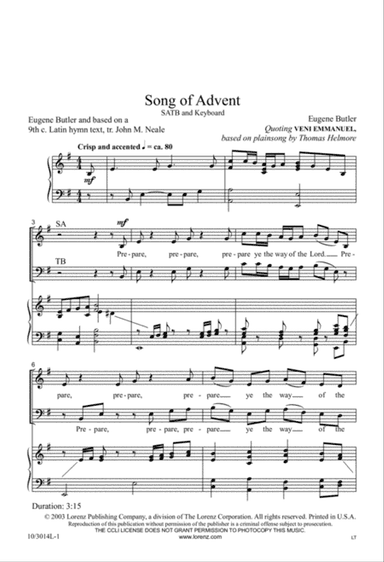 Song of Advent