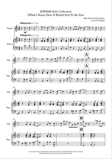 I Wish I Knew How It Would Feel To Be Free