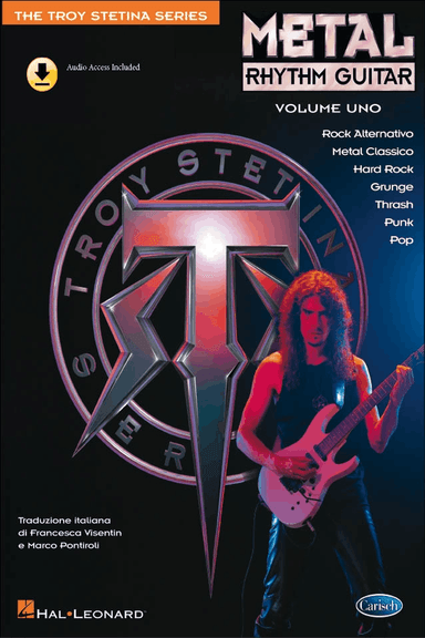 Stetina Troy Metal Rhythm Guitar Volume 1 Guitar Book/cd Italian