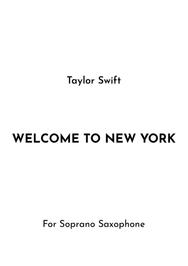 Welcome To New York