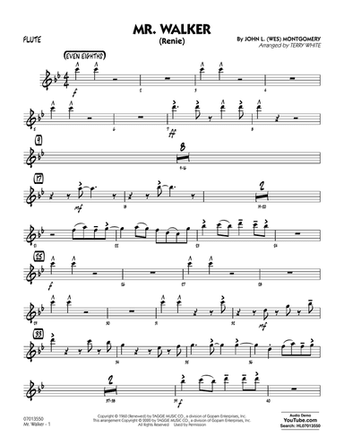Mr. Walker (arr. Terry White) - Flute