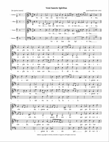 Veni Sancte Spiritus (Handl)