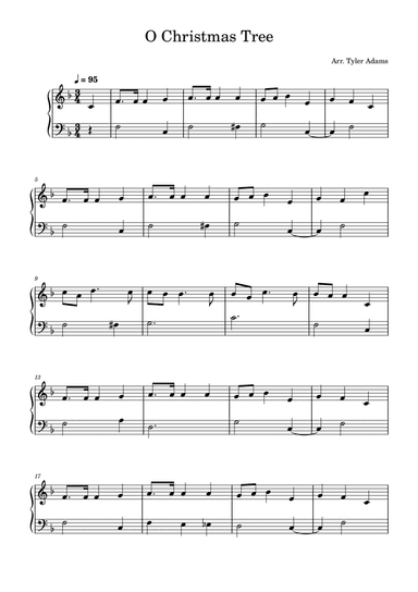 O Christmas Tree (Beginner Piano)