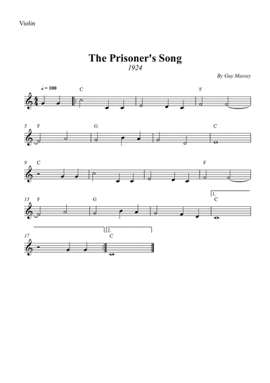 The Prisoner's Song