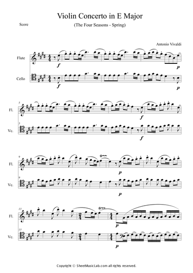 The Four Seasons - Spring (1st Movement) Short Version