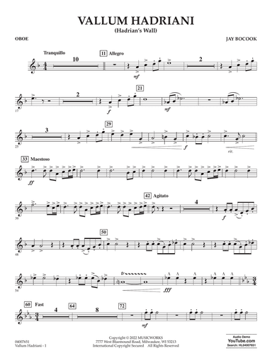 Vallum Hadriani (Hadrian's Wall) - Oboe