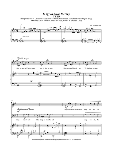 Sing We Now of Christmas Medley