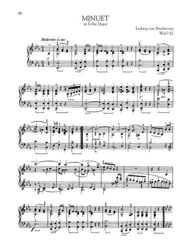Minuet In E-Flat, WoO 82