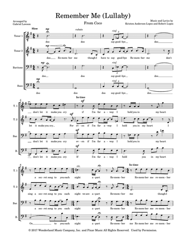 Remember Me (lullaby)