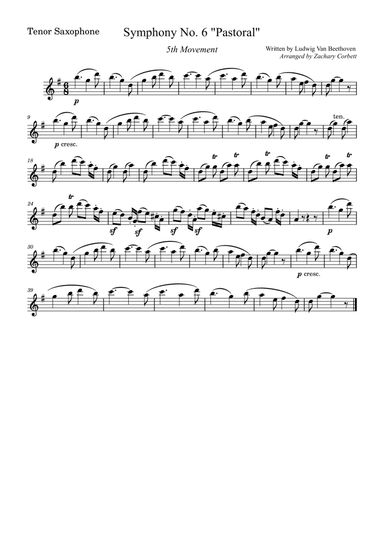 Symphony No. 6 5th Movement