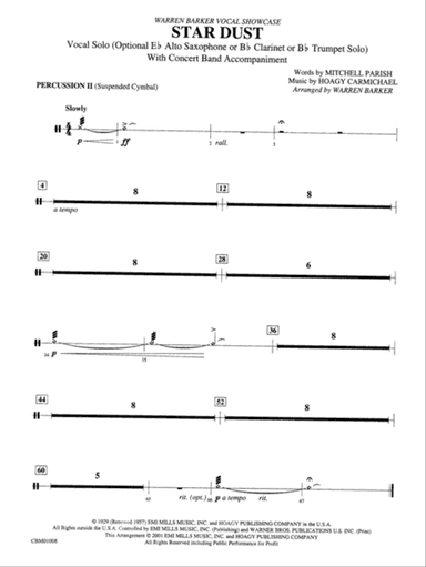 Star Dust: 2nd Percussion