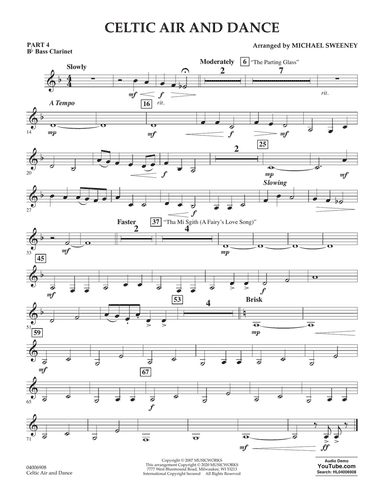 Celtic Air and Dance - Pt.4 - Bb Bass Clarinet