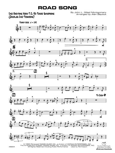 Road Song: 2nd Baritone T.C.