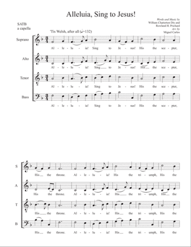 Alleluia, Sing to Jesus!