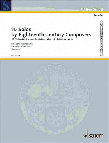 15 Solos by Eighteenth-Century Composers