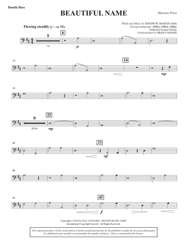 Beautiful Name (Orchestra) - Double Bass