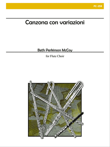 Canzona con Variazioni for Flute Choir