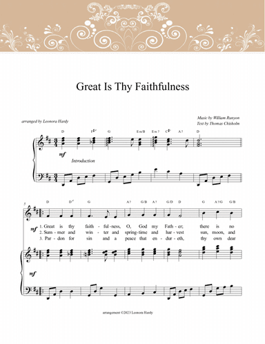 Great Is Thy Faithfulness