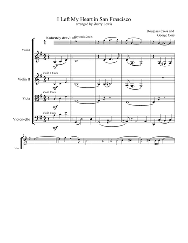 I Left My Heart In San Francisco