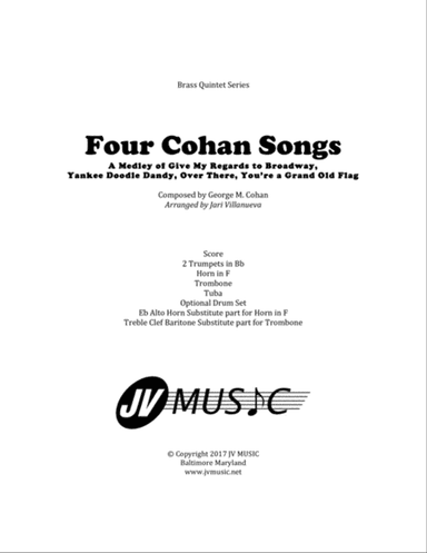 Four Cohan Songs for Brass Quintet