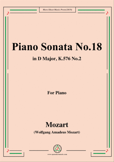 Mozart-Piano Sonata No.18 in D Major,K.576,No.2